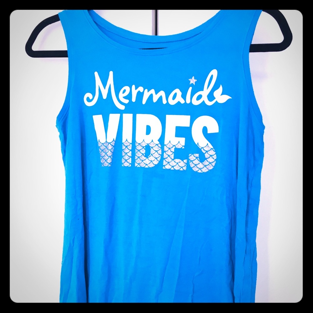 Girls mermaid vibes tank🧜🏻‍♀️